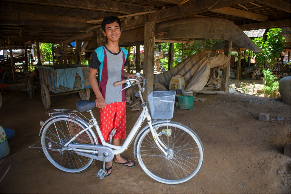 Udom from Cambodia wants to be a doctor to improve the health of people in his community. 