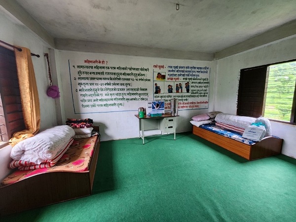 Resting Room for Girls with Period in School in Nepal 