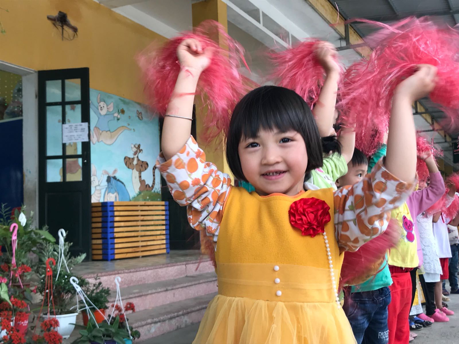 Performance at one of the Kindergarten