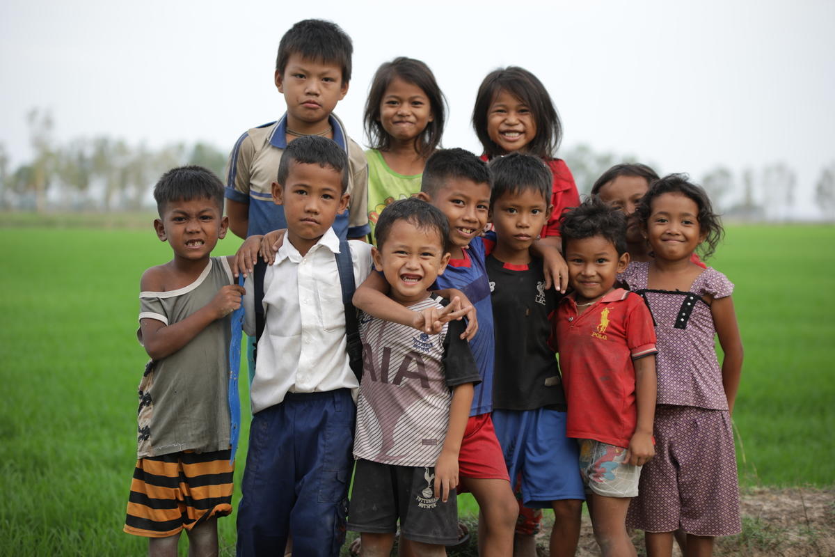 Children in Cambodia - Beneficiaries of World Vision's Child Sponsorship Programme