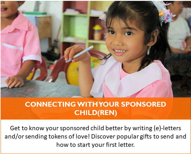 There's so many ways to interact with your sponsored child - find out how!