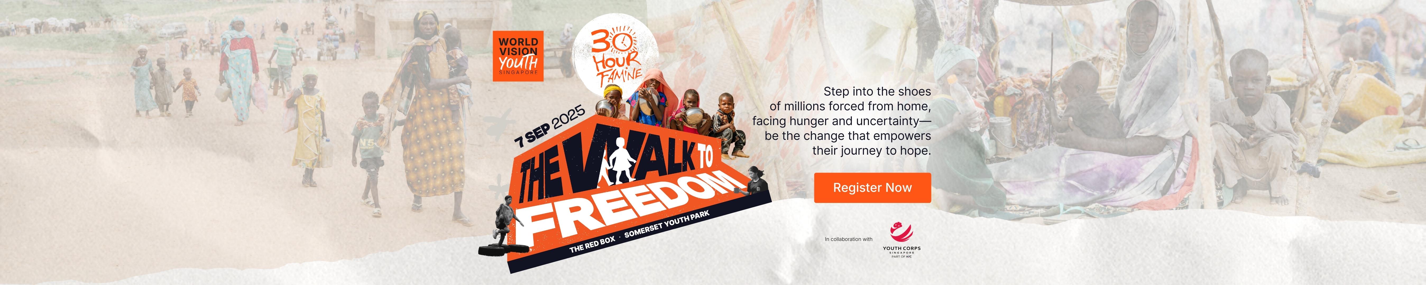 30 Hour Famine 2025: The Walk to Freedom