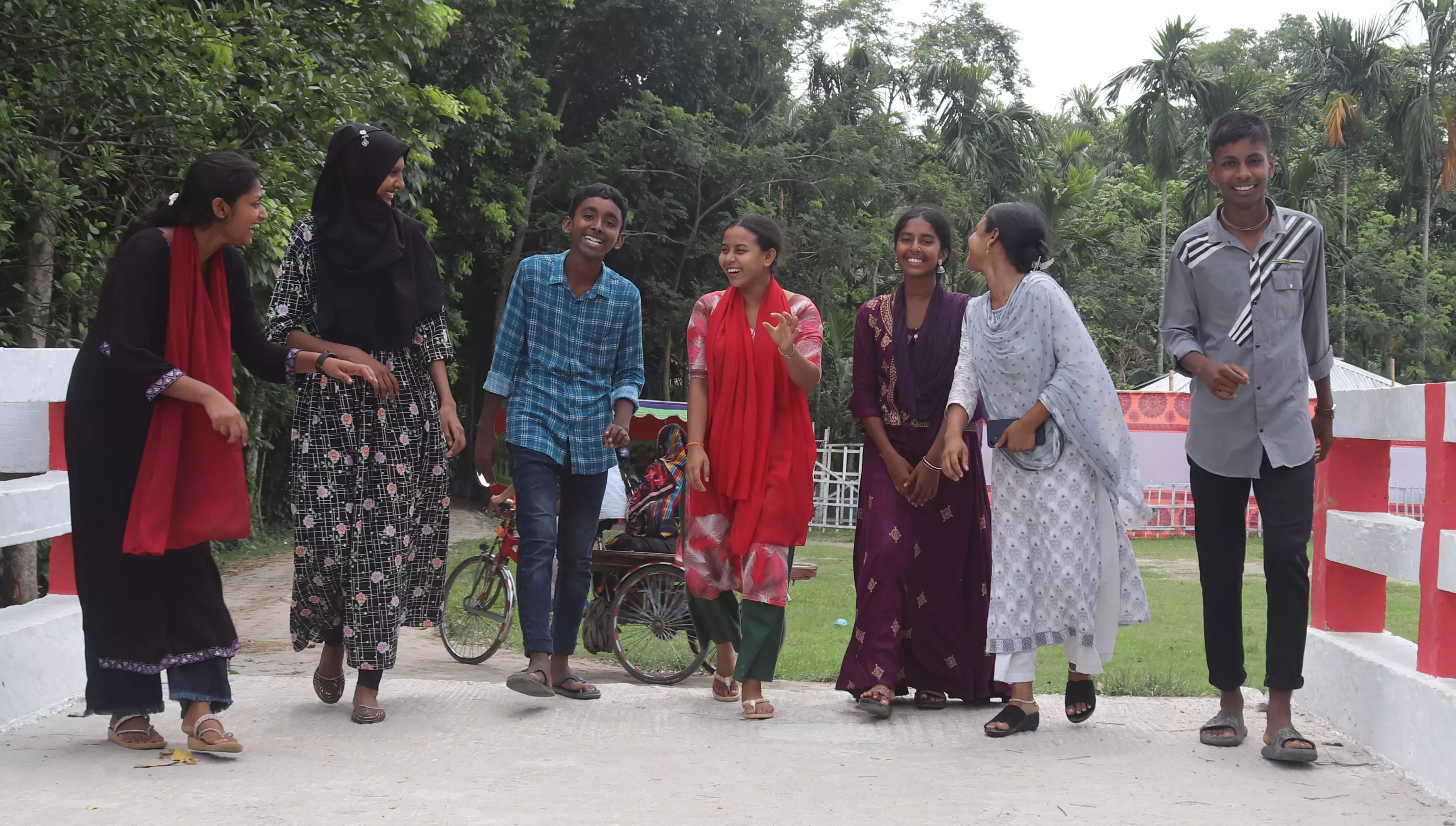 Bristi, a 16-year-old girl from Wazirpur, smiling confidently about her future