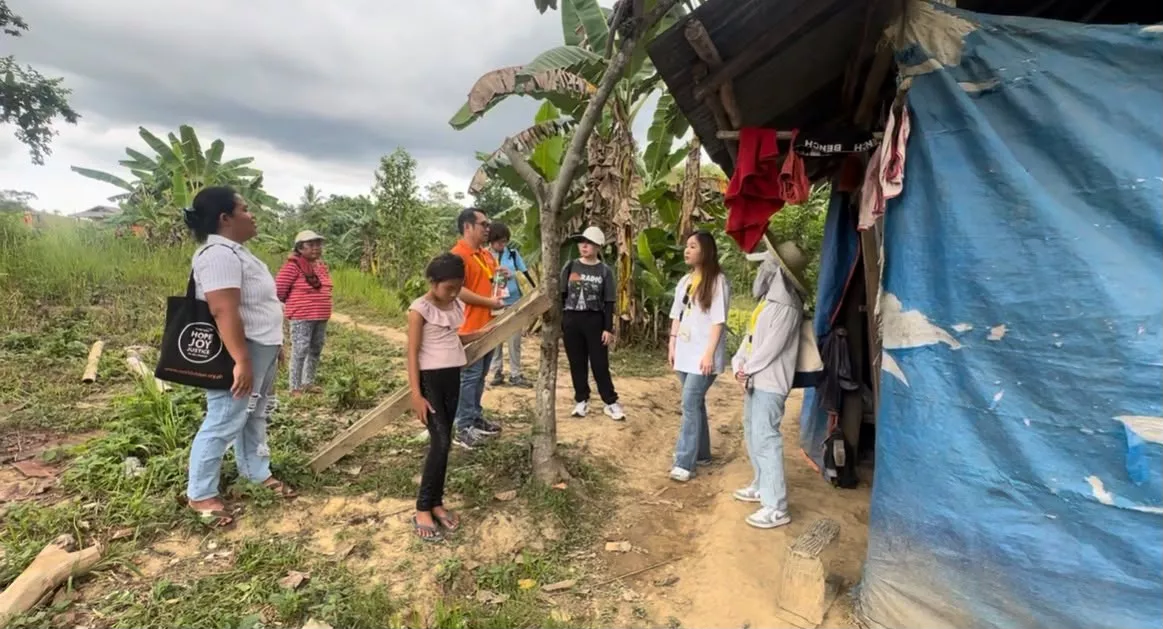Home visit to understand the life challenges of a family
