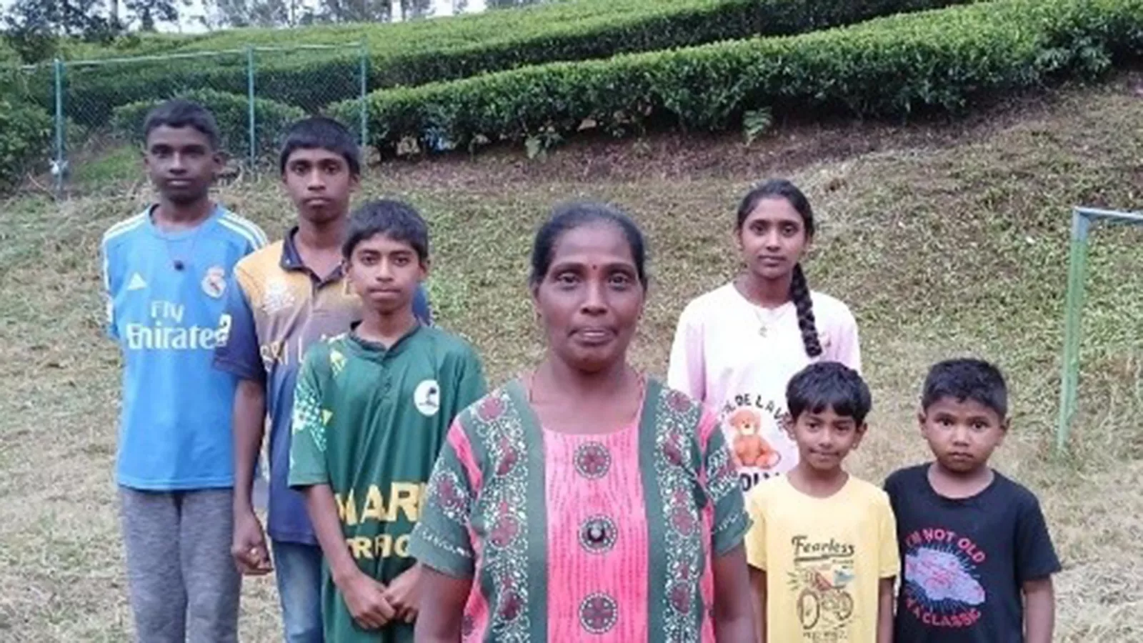 Poonkudi, mother of 3 from Lindula, Sri Lanka
