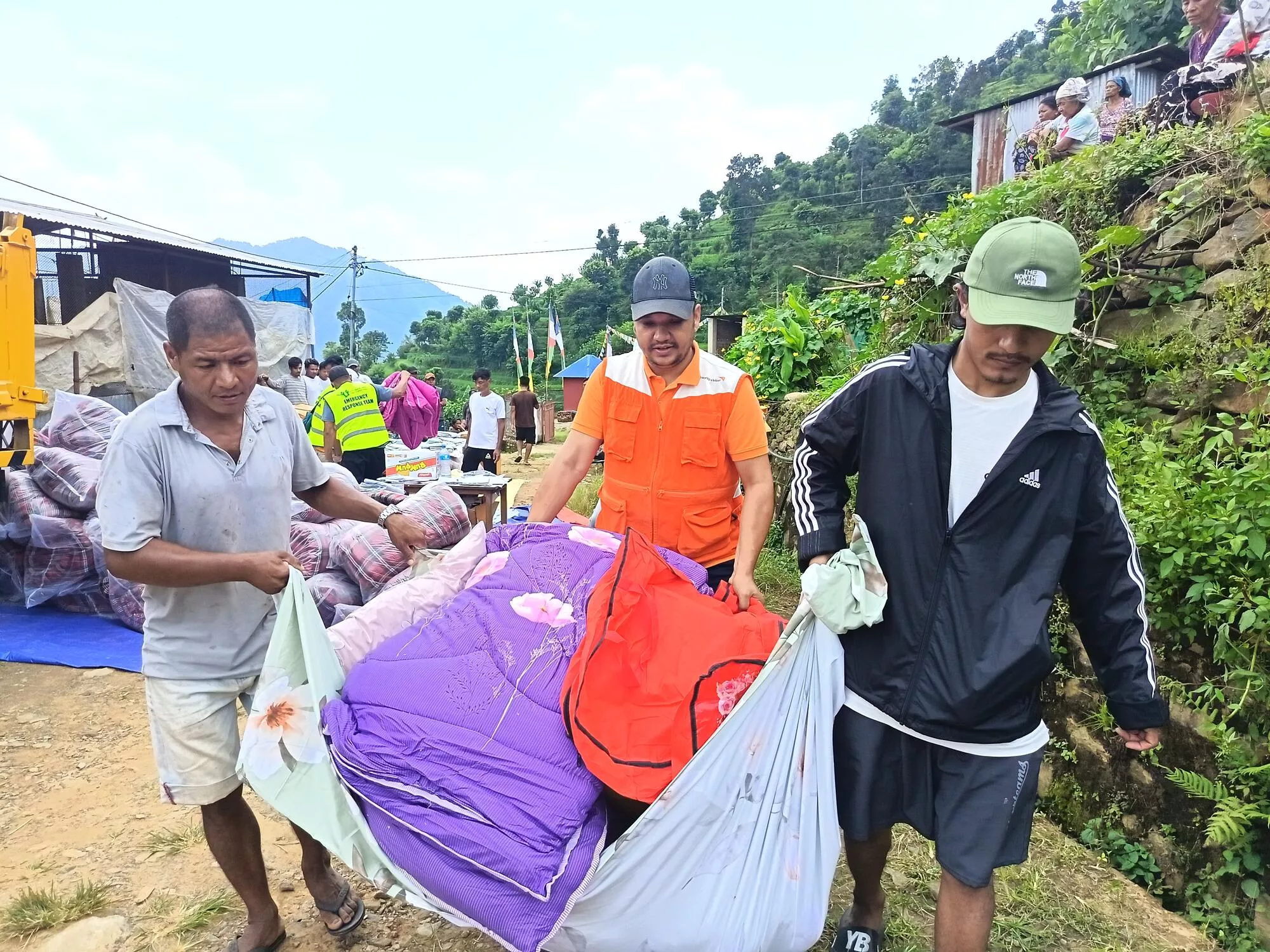 Nepal flash floods response - providing shelter and household essentials