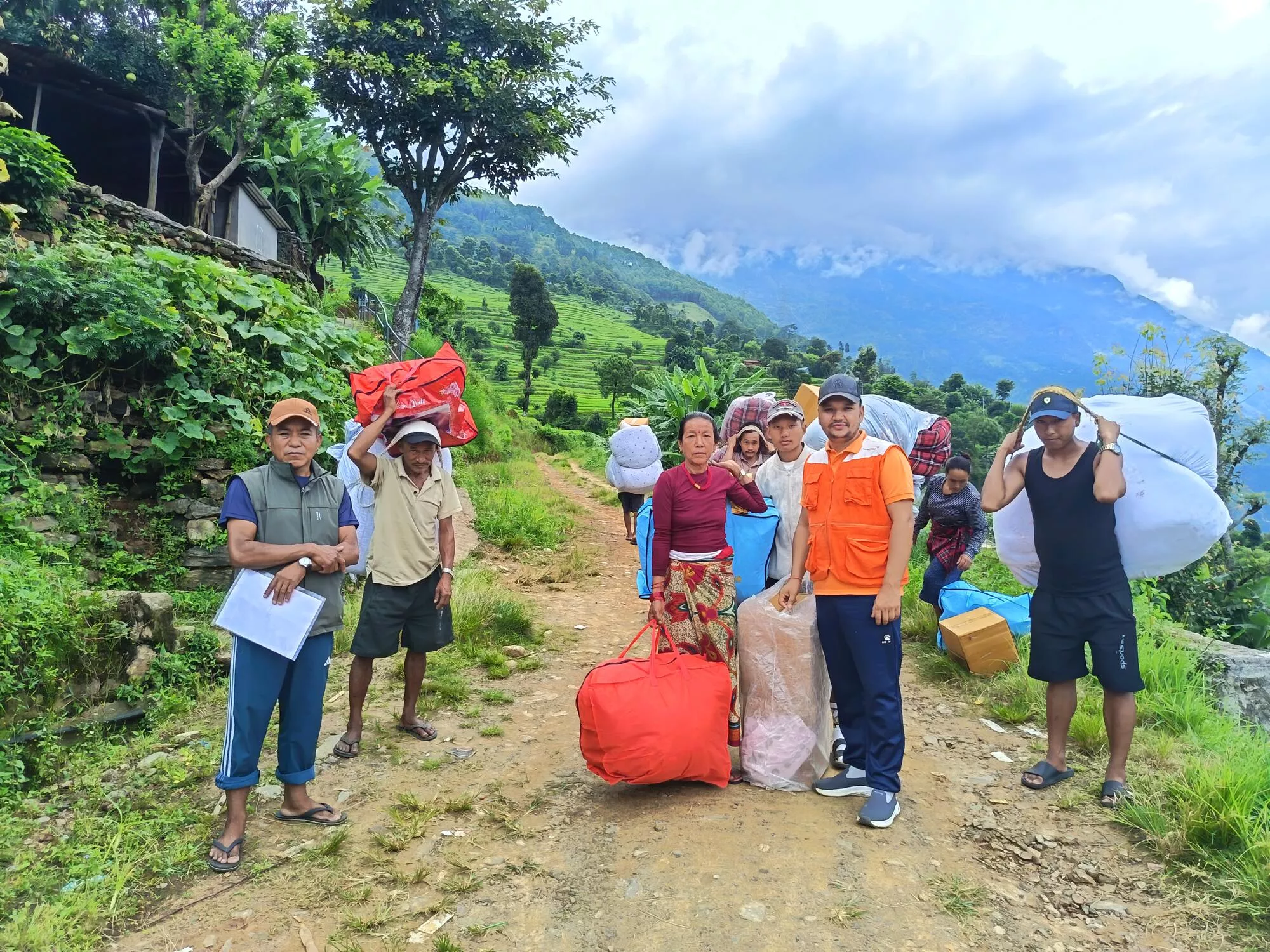 Nepal flash floods: providing shelter and household essentials