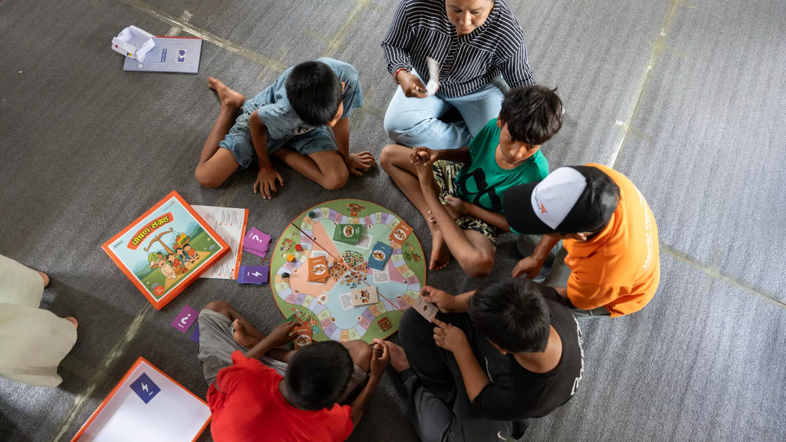 Child-friendly spaces for children who survived Nepal flash flood