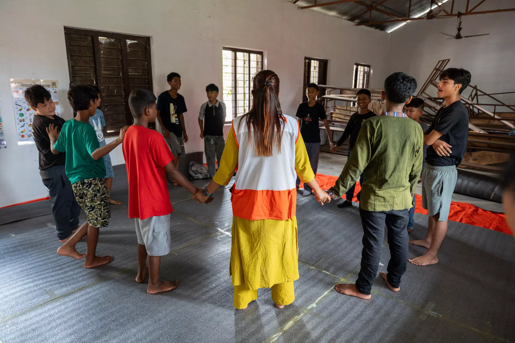 Nepal flash floods response - helping children find safety and routine