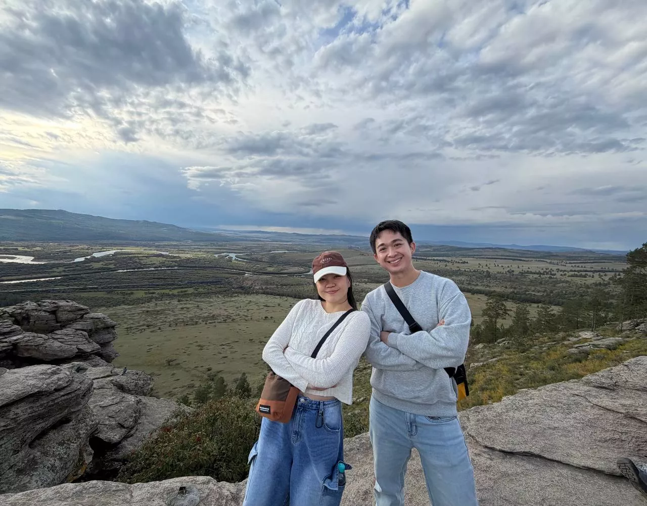 Tracy and Guan Wei on a World Vision Singapore Sponsor's Trip to Selenge, Mongolia