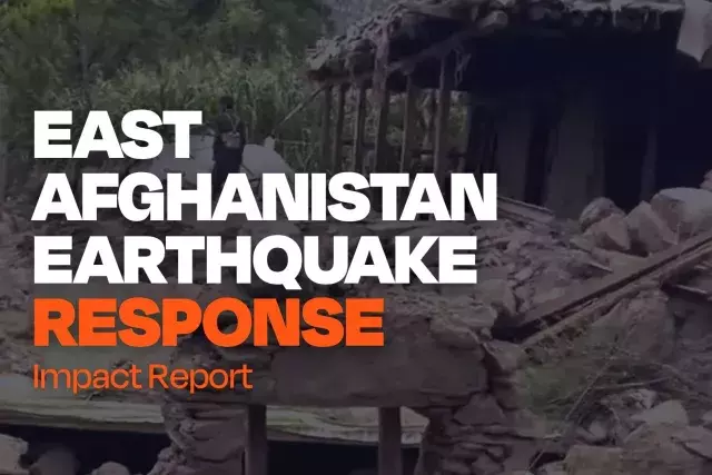 east afghanistan earthquake response