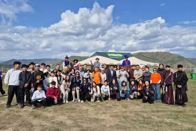 World Vision child sponsors on a trip to Selenge, Mongolia