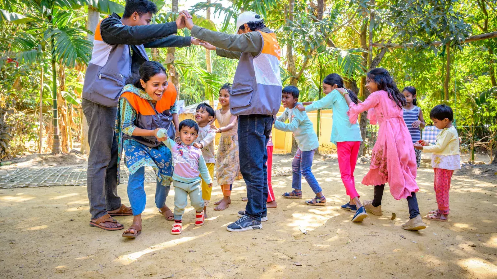 Children playing