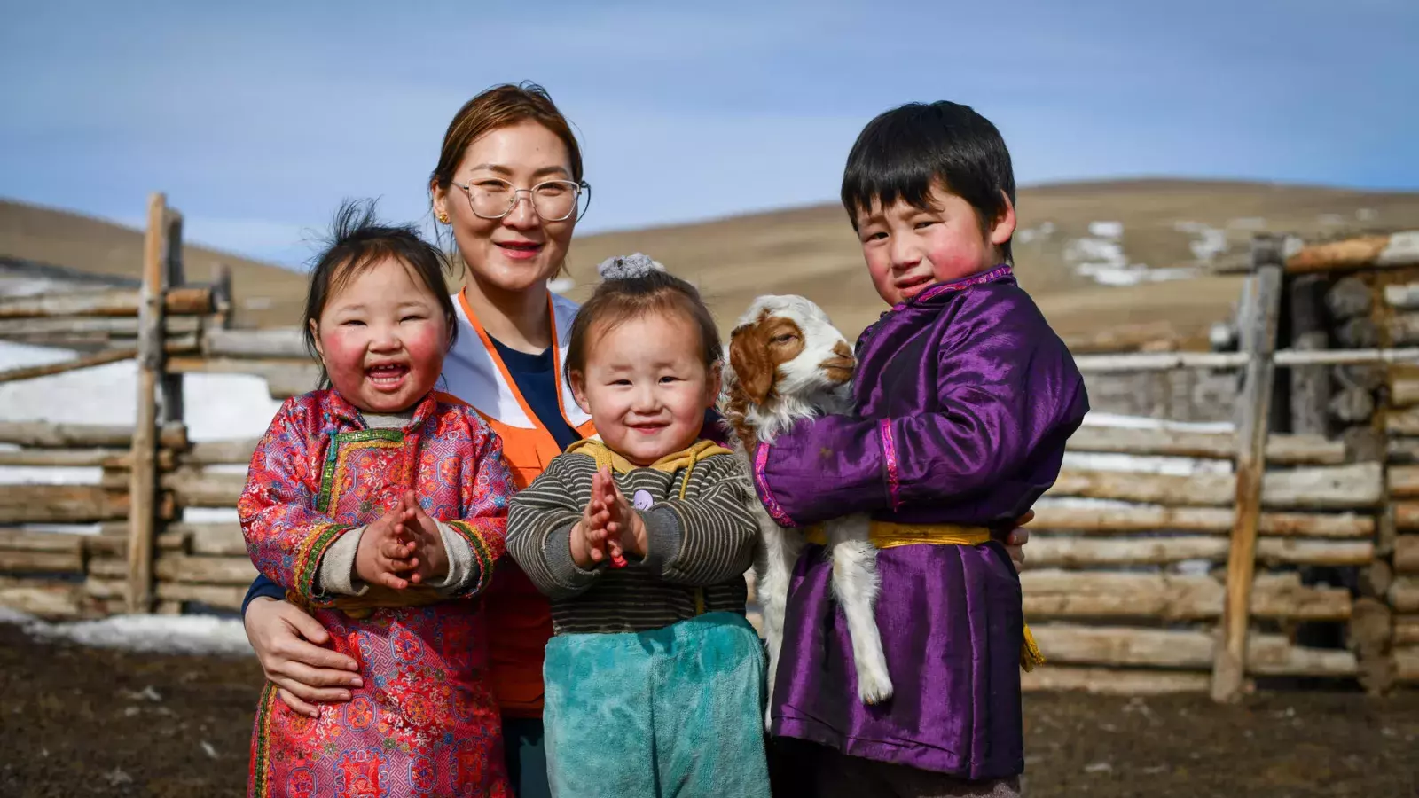 Children from Mongolia