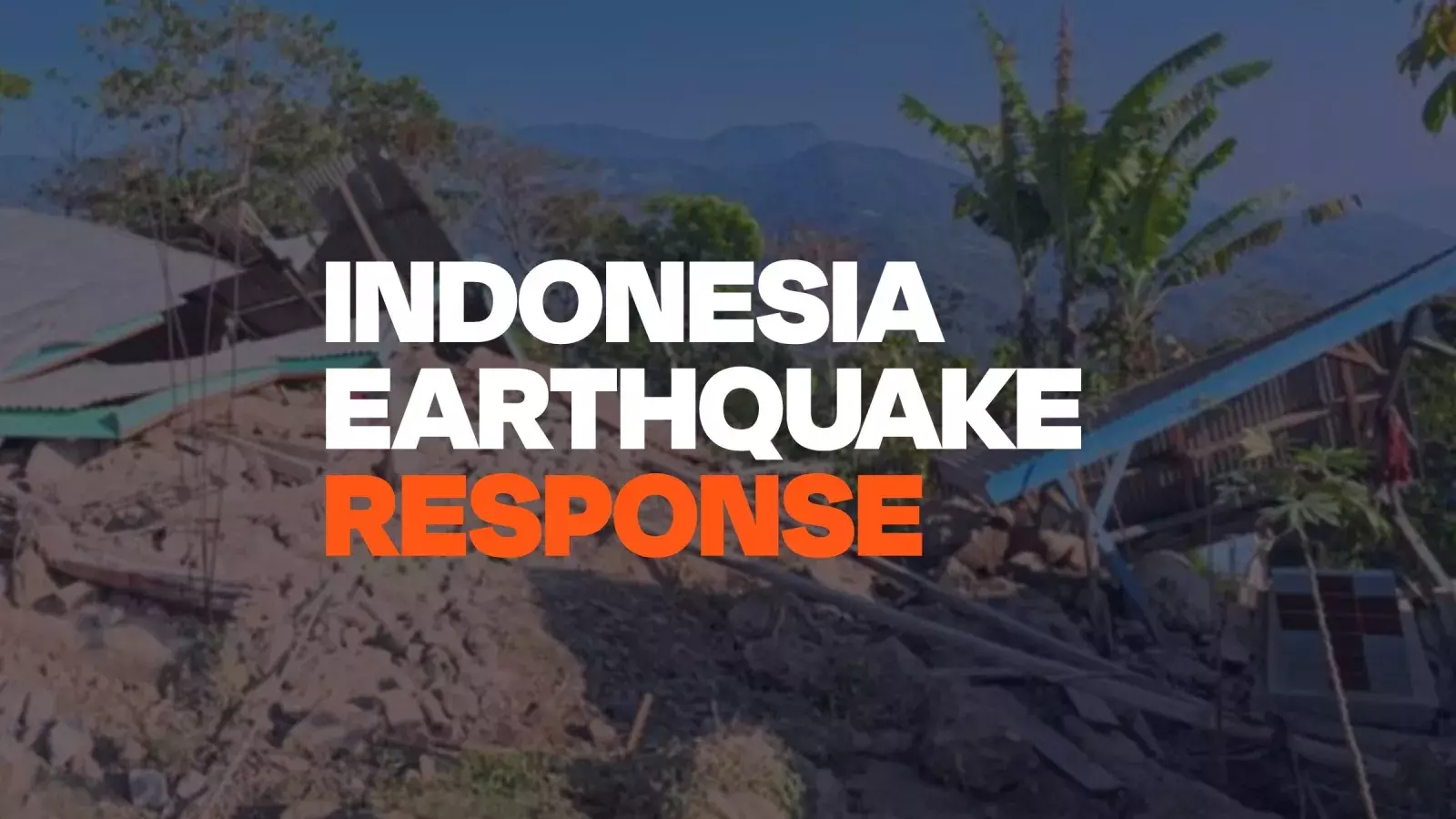 Indonesia Earthquake Response