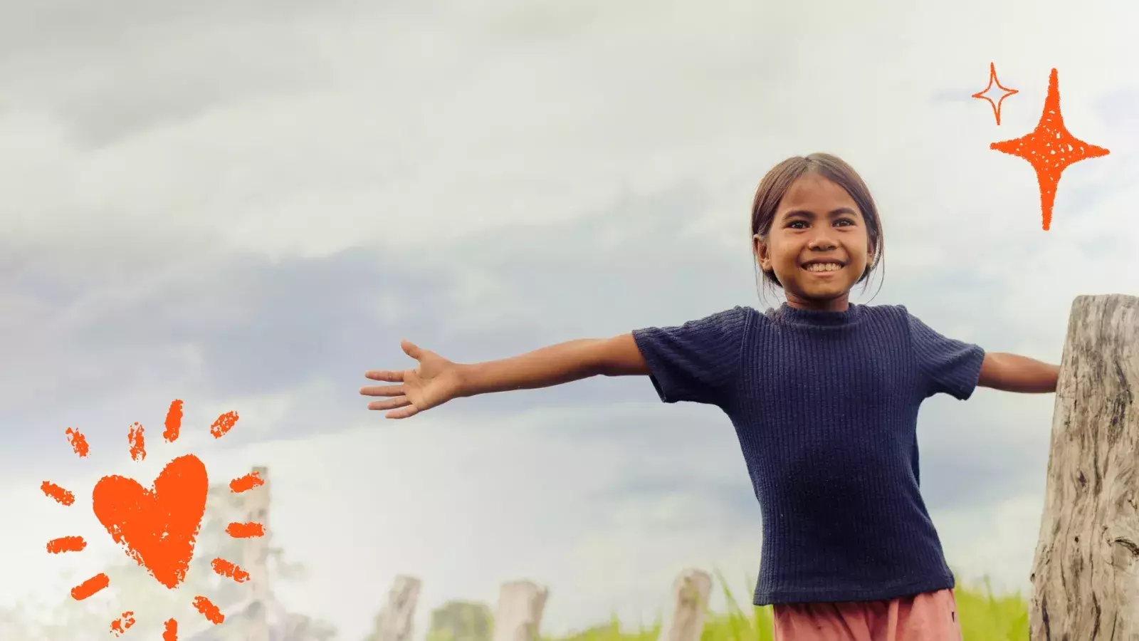 Happy Cambodian Girl