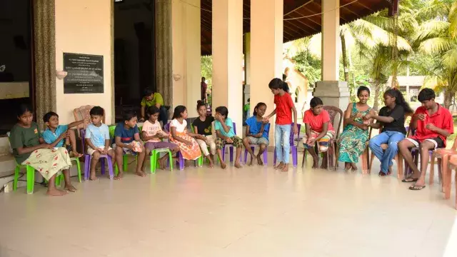 Children at Child-Friendly Spaces