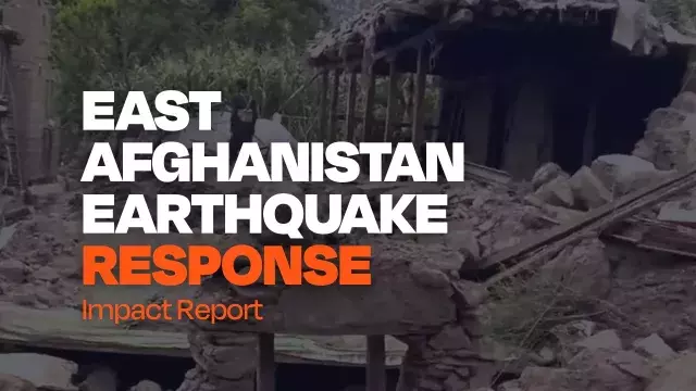 east afghanistan earthquake response