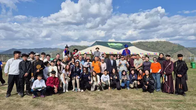 World Vision child sponsors on a trip to Selenge, Mongolia